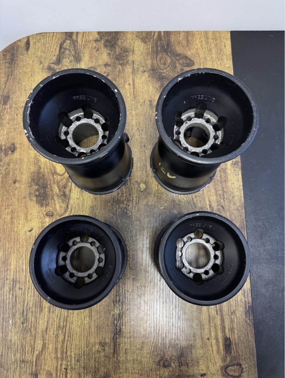 USED FREELINE DF MAGNESIUM WHEEL SET "BIREL/COMPKART WHEELS"