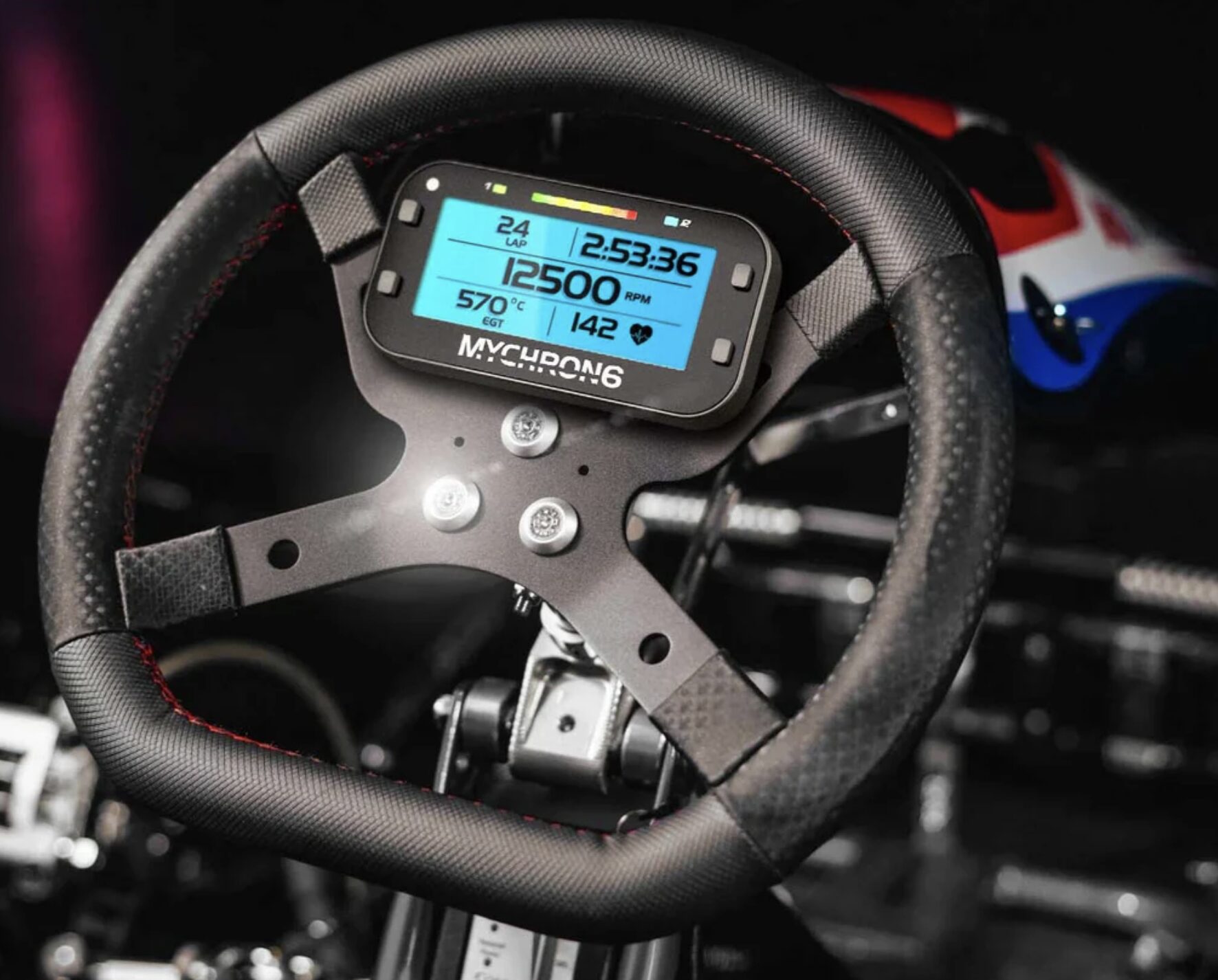 AIM SPORTS MYCHRON6 2T KARTING DASH AND DATA LOGGER - 2 TEMPERATURE SENSORS
