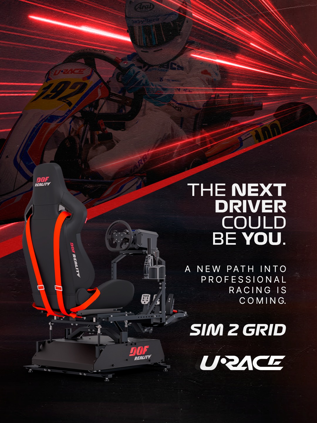 URACE Sim2Grid motion rig